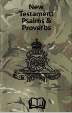 Royal Artillery New Testament, Psalms & Proverbs Pocket Edition NIV